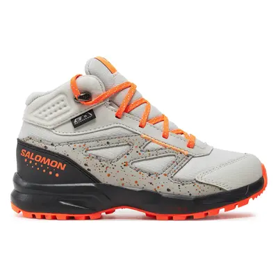 Trekingová obuv Salomon Outway Mid Climasalomon™ Waterproof L47187400 Šedá