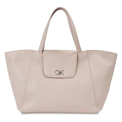 Kabelka Calvin Klein Re-Lock Shopper W/Flap K60K611052 Šedá