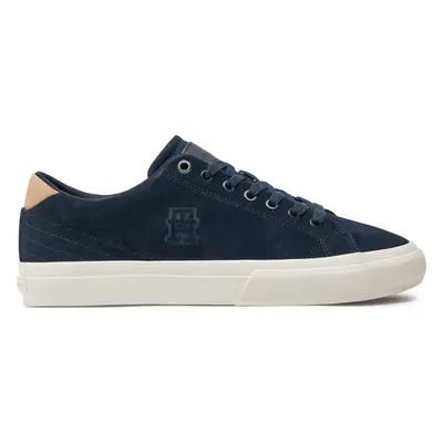 Sneakersy Tommy Hilfiger Th Vulc Street Low Suede FM0FM04590 Tmavomodrá