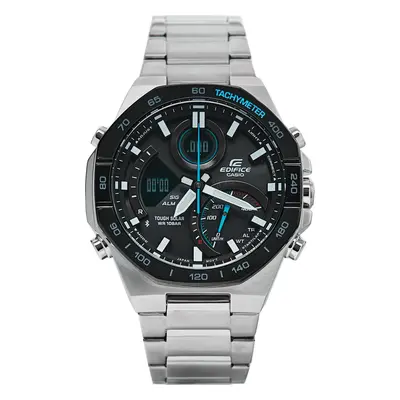 Hodinky Casio Edifice Racing ECB-950DB-1AEF Stříbrná