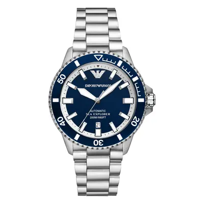 Hodinky Emporio Armani Sea Explorer AR60079 Stříbrná