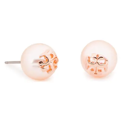 Naušnice Tory Burch Crystal Pearl Stud Earring 11165514 Zlatá