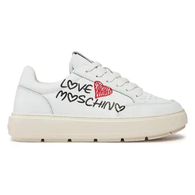 Sneakersy LOVE MOSCHINO JA15224G1IJCA10A Bílá