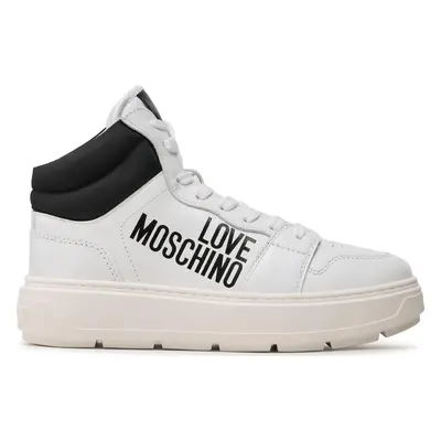 Sneakersy LOVE MOSCHINO JA15284G1GIAC10A Bílá