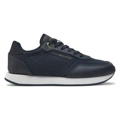 Sneakersy Tommy Hilfiger Essential Runner FW0FW08004 Tmavomodrá