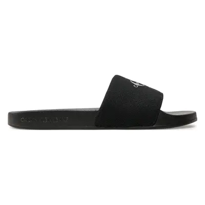 Nazouváky Calvin Klein Jeans Slide Monogram Wn YW0YW01835 Černá