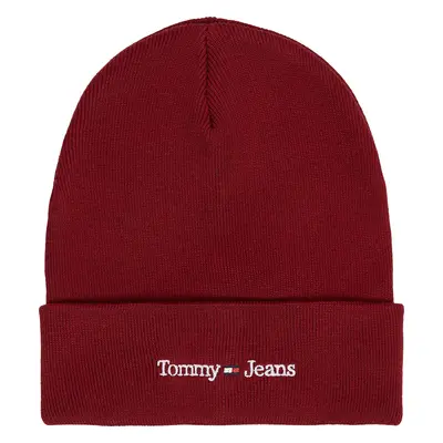 Čepice Tommy Jeans Tjw Sport Beanie AW0AW15473 Fialová