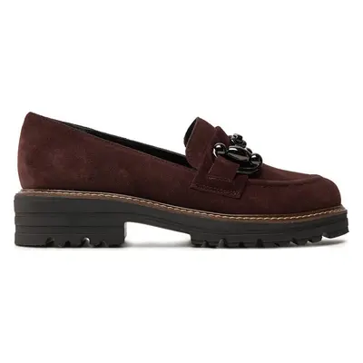 Loafersy Ryłko E2R17_D Bordó