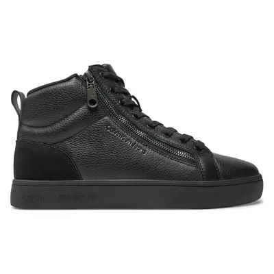 Sneakersy Calvin Klein Jeans Classic Cupsole Zip Mid In YM0YM01156 Černá