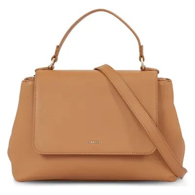 Kabelka Calvin Klein Ck Must Top Handle Tote W/Flap K60K611043 Hnědá