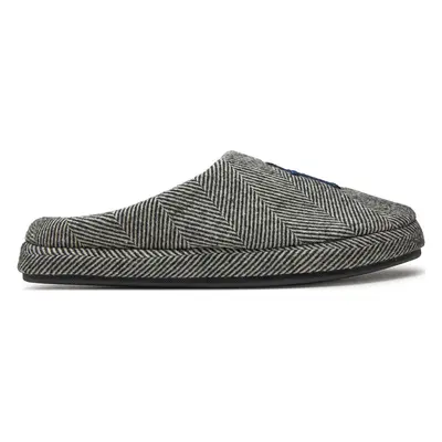 Bačkory Tommy Hilfiger Embroi Herringbone House Shoe FM0FM05539 Černá