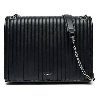 Kabelka Calvin Klein Mini Line Quilt Shoulder Bag K60K613080 Černá