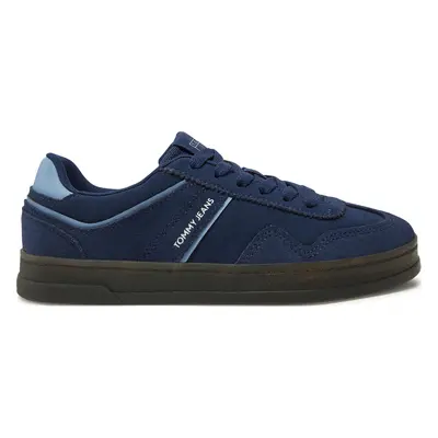 Sneakersy Tommy Jeans The Greenwich Suede EN0EN02696 Tmavomodrá