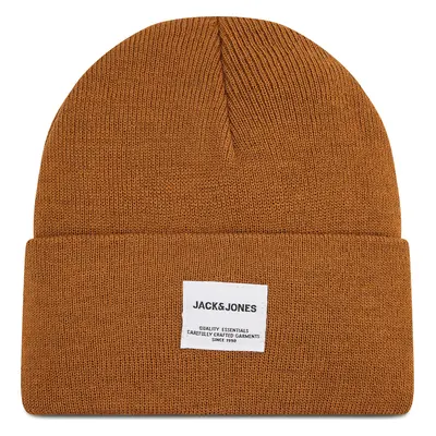 Čepice Jack&Jones Jaclong Knit Beanie 12150627 Hnědá