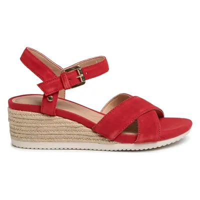 Espadrilky Geox D Ischia Corda C D02HHC 00022 C7000 Červená