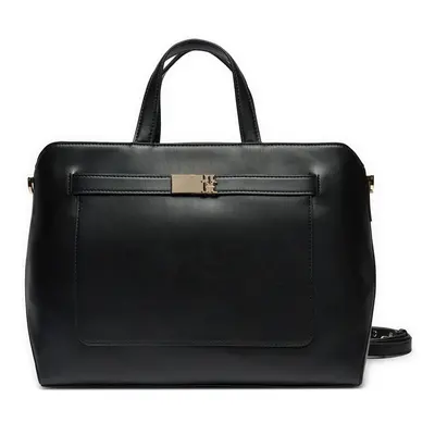 Kabelka Tommy Hilfiger Th Heritage Workbag AW0AW16465 Černá