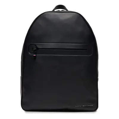 Batoh Tommy Hilfiger Th Modern Pu Dome Backpack AM0AM12231 Černá