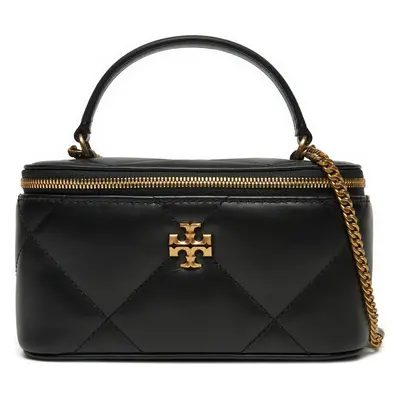 Kabelka Tory Burch Kira Charm Diamond Quilt Vanity Case 162148 Černá