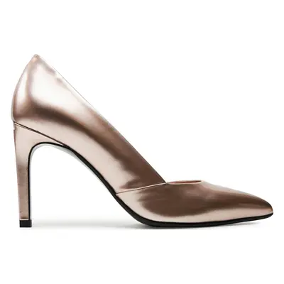 Lodičky Calvin Klein Heel Pump 90 Pearl HW0HW02027 Zlatá