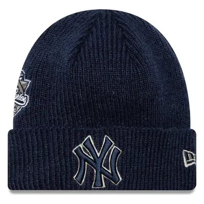 Čepice New Era World Series Patch New York Yankees Cuff Knit Beanie 60580731 Tmavomodrá