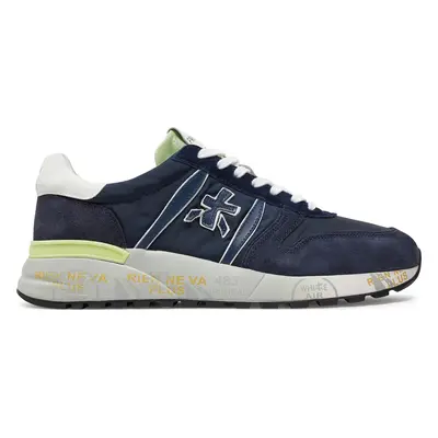 Sneakersy Premiata LANDER_6634 Tmavomodrá