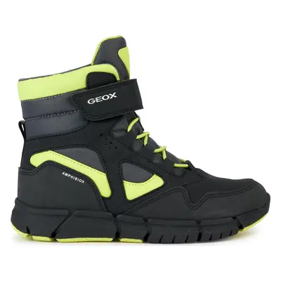 Sněhule Geox J Flexyper Boy B Abx J369XB 0CEFU C0802 M Černá