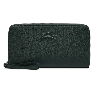 Velká dámská peněženka Lacoste Large City Court leather Billfold NF4508IE Zelená