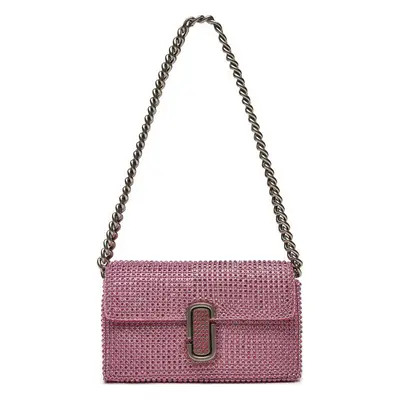 Kabelka Marc Jacobs The Rhinestone J Marc Mini Shoulder Bag H912M06RE22 Stříbrná