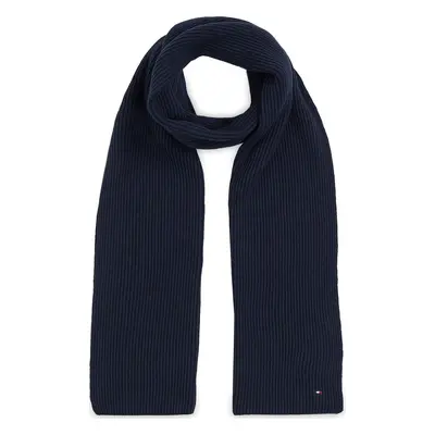 Šál Tommy Hilfiger Essential Flag Scarf AW0AW15348 Tmavomodrá