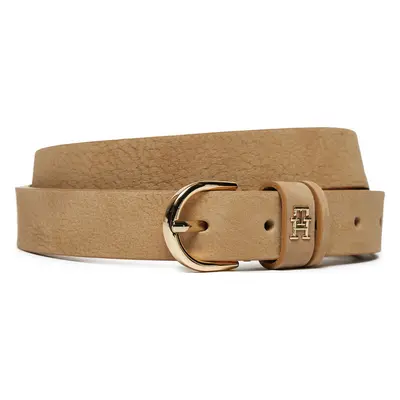 Dámský pásek Tommy Hilfiger Essential Effortless 2.5 Nubuck AW0AW16838 Hnědá