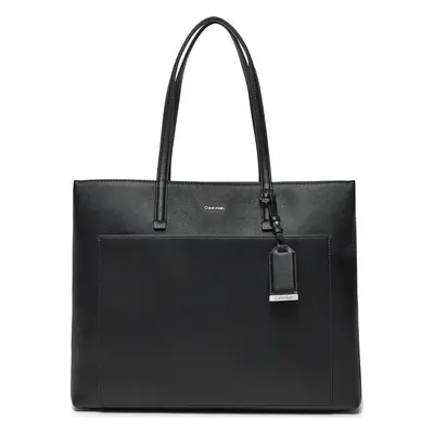 Kabelka Calvin Klein Ck Must Medium Shopper_Caviar K60K613086 Černá