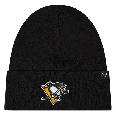 Čepice 47 Brand Nhl Pittsburgh Penguins Haymaker '47 Cuff Knit H-HYMKR15ACE-BK Černá