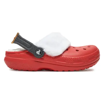 Nazouváky Crocs Classic Lined Santa Clog 210933 Červená