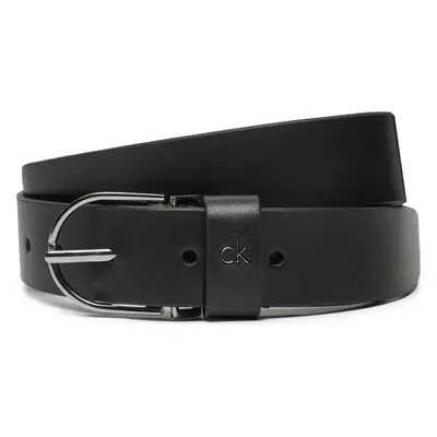 Dámský pásek Calvin Klein Ck Metal Loop Rnd Buckle 3.0 K60K612861 Černá