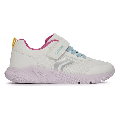 Sneakersy Geox J Sprintye Girl J36FWB 01454 C0653 D Bílá