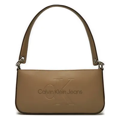 Kabelka Calvin Klein Jeans Sculpted Shoulder Pouch25 Mono K60K610679 Béžová