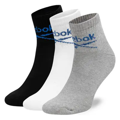 Sada 3 párů vysokých ponožek unisex Reebok R0255-SS24 (3-pack) Barevná