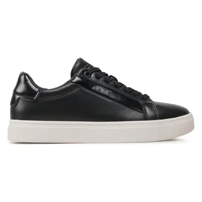 Sneakersy Calvin Klein Logo Cupsole Lace Up HW0HW01353 Černá