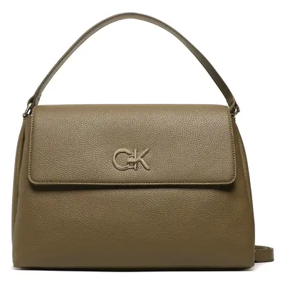 Kabelka Calvin Klein Re-Lock Tote W/Flap Pbl K60K610178 Khaki