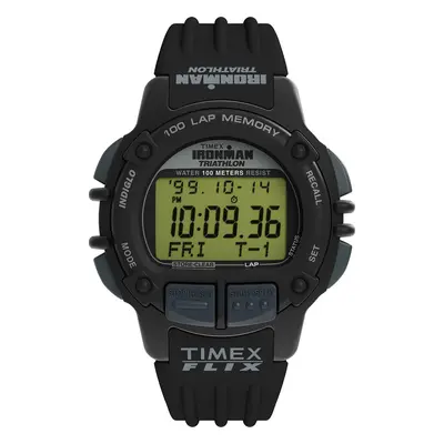 Hodinky Timex Ironman Flix 100 Lap TW5M63000 Černá