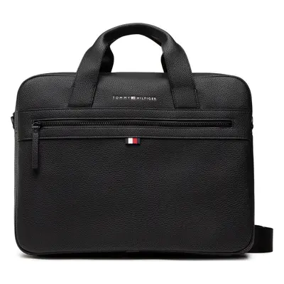 Brašna na notebook Tommy Hilfiger Essential Pu Computer Bag AM0AM09507 Černá