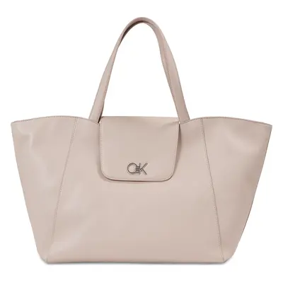 Kabelka Calvin Klein Re-Lock Shopper W/Flap K60K611052 Šedá