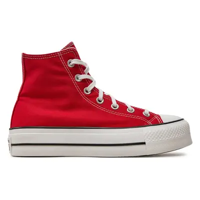 Plátěnky Converse Chuck Taylor All Star Lift Platform Canvas A09220C Červená