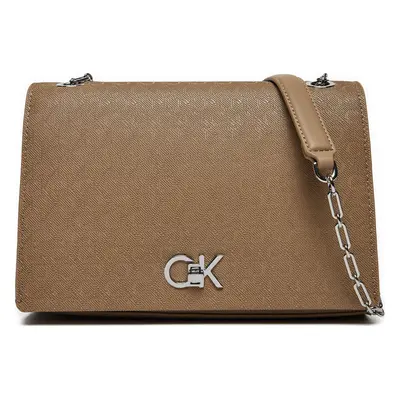 Kabelka Calvin Klein Ck Medium Conv Shoulder Bag_Mono K60K613138 Béžová