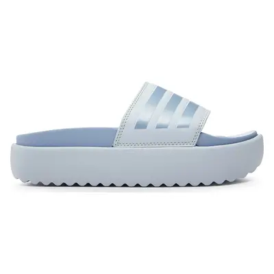 Nazouváky adidas Adilette Platform Slides HQ6181 Světle modrá