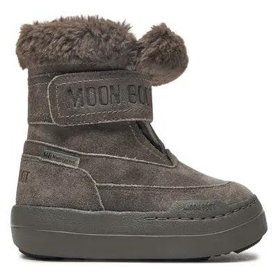 Sněhule Moon Boot Junior Park Dtrap Boot Suede 80D3440040 Šedá