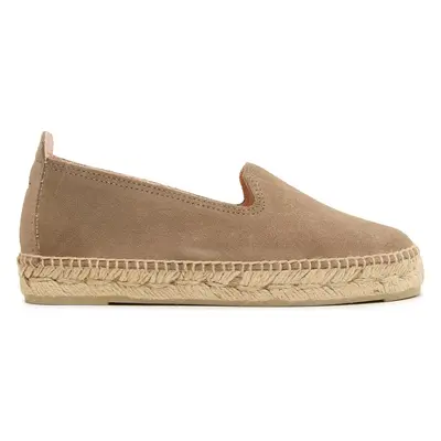 Espadrilky Manebi Suede Flat Espadrilles K 1.9 N0 Hnědá