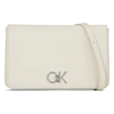 Kabelka Calvin Klein Re-Lock Double Gusett Xbody K60K611531 Bílá