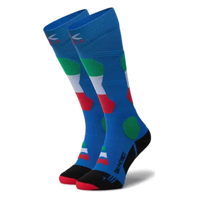 Klasické ponožky Unisex X-Socks Ski Patriot Italy 4.0 XSSS45W19U Modrá