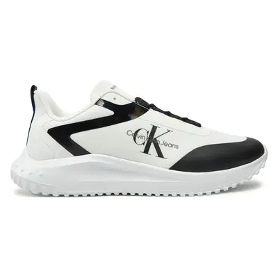 Sneakersy Calvin Klein Jeans Eva Runner Low Lace Ml YM0YM00968 Bílá